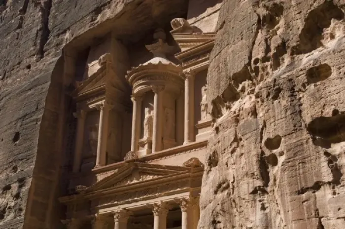 Framed Print : Jordan, Petra, the Treasury building (Al Khazneh)