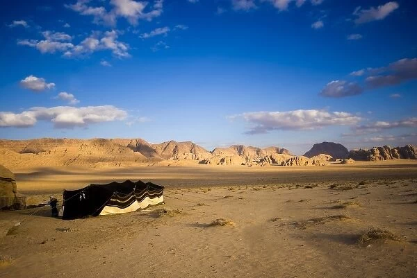 Jordan, Wadi Rum desert, bedouin tent