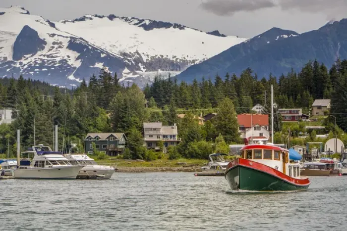 Framed Print : Juneau. Alaska