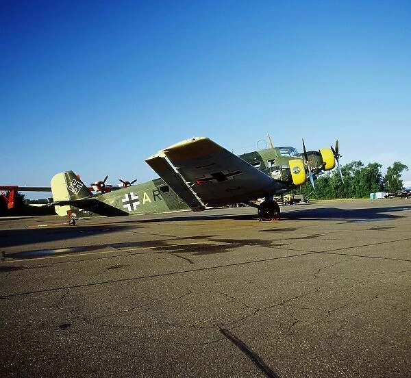 Junkers JU-52 Trimotor at Fleming Field CAF Air Show in St. Paul, Minnesota