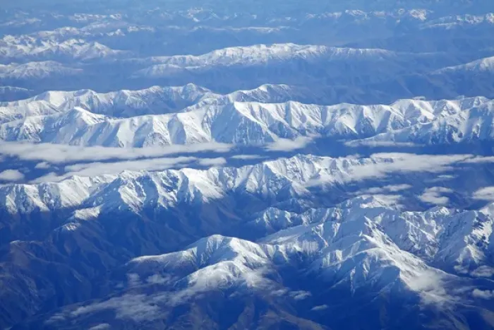 Framed Print : Kaikoura Ranges, South Island, New Zealand - aerial Framed Print : Kaikoura Ranges, South Island, New Zealand - aerial