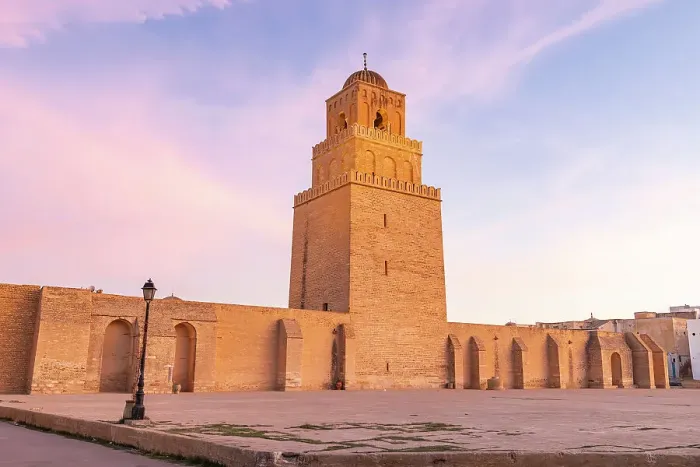 Framed Print : Kairouan, Tunisia. Minaret of the Great Mosque of Kairouan at sunset Framed Print : Kairouan, Tunisia. Minaret of the Great Mosque of Kairouan at sunset