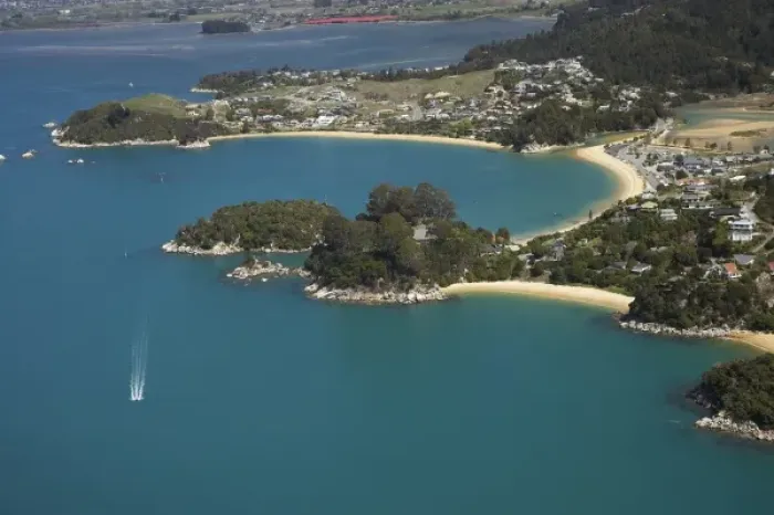 Framed Print : Kaiteriteri (top), Breaker Bay (middle right), Honeymoon Bay (far right), Nelson Region Framed Print : Kaiteriteri (top), Breaker Bay (middle right), Honeymoon Bay (far right), Nelson Region