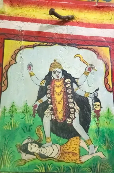 Framed Print : Kali, Shree Laxmi Narihan Ji Hindu Temple, Jaipur, Rajasthan, India