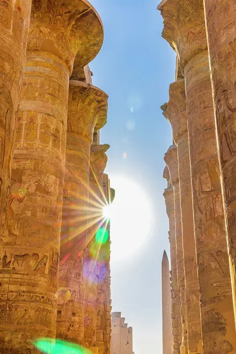 Framed Print : Karnak, Luxor, Egypt. Columns of the Great Hypostyle Hall at the Karnak Temple Complex Framed Print : Karnak, Luxor, Egypt. Columns of the Great Hypostyle Hall at the Karnak Temple Complex