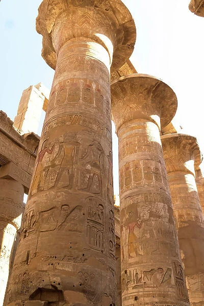 Karnak Temple. Dedicated to Amun, Mut and Khonsu. Luxor, Egypt