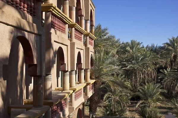 Kasbah Hotel and Restaurant: part of the hotel and the garden