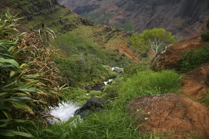 Framed Print : Kauai, Hawaii. Some amazing hiking through Waimea Canyon. Waimea canyon is the largest