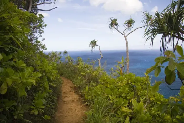 Framed Print : Kauai, Hawaii. The Kalalau Trail on the North Shore, is Kauais best known Framed Print : Kauai, Hawaii. The Kalalau Trail on the North Shore, is Kauais best known