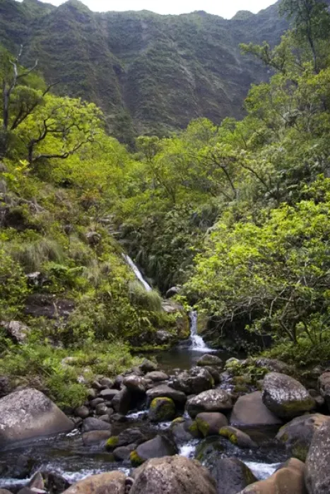 Framed Print : Kauai, Hawaii. The Kalalau Trail on the North Shore, is Kauais best known Framed Print : Kauai, Hawaii. The Kalalau Trail on the North Shore, is Kauais best known