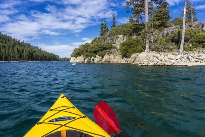Framed Print : Kayaking in Emerald Bay, Emerald Bay State Park, Lake Tahoe, California USA Framed Print : Kayaking in Emerald Bay, Emerald Bay State Park, Lake Tahoe, California USA