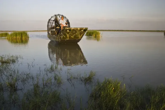 Framed Print : Ken Nolte, guide, Port Mansfield, Texas, crossing tidal flats of the Laguna Madre Framed Print : Ken Nolte, guide, Port Mansfield, Texas, crossing tidal flats of the Laguna Madre