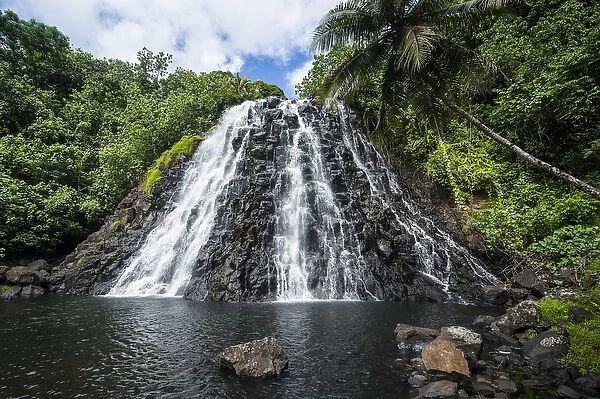 Kepirohi waterfall, Pohnpei, Micronesia, Central Pacific