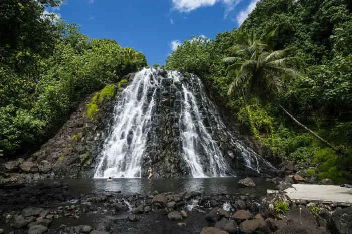 Framed Print : Kepirohi waterfall, Pohnpei, Micronesia, Central Pacific Framed Print : Kepirohi waterfall, Pohnpei, Micronesia, Central Pacific
