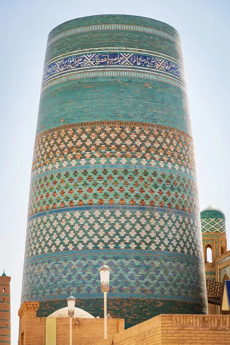 Framed Print : Khiva, Xorazm Region, Uzbekistan, Central Asia. The Kalta Minor Minaret Framed Print : Khiva, Xorazm Region, Uzbekistan, Central Asia. The Kalta Minor Minaret