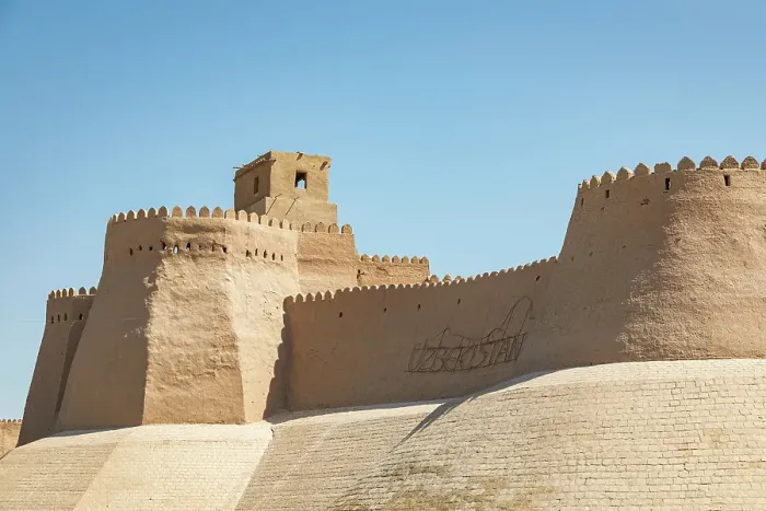Framed Print : Khiva, Xorazm Region, Uzbekistan, Central Asia. The ancient city walls Framed Print : Khiva, Xorazm Region, Uzbekistan, Central Asia. The ancient city walls