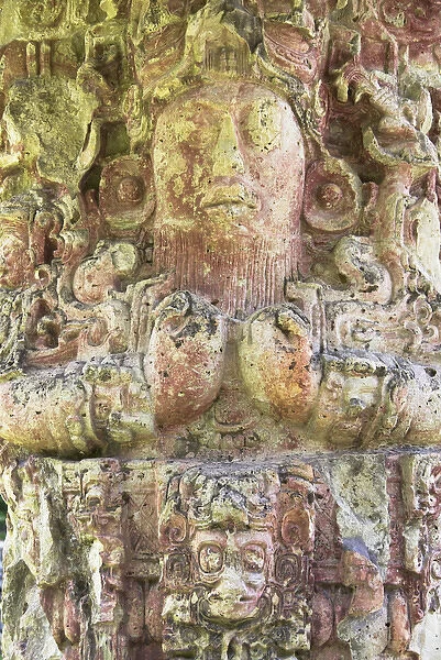 King 18th, Mayan ruins in Copan, UNESCO World Heritage site, Honduras