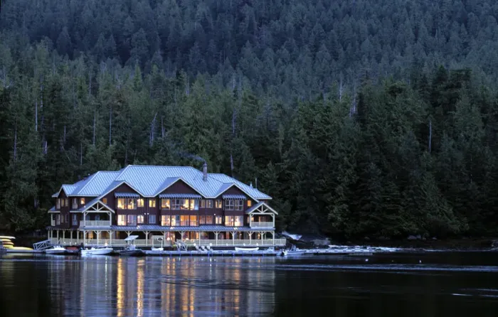 Framed Print : King Pacifci lodge, British Columbia, Canda Framed Print : King Pacifci lodge, British Columbia, Canda