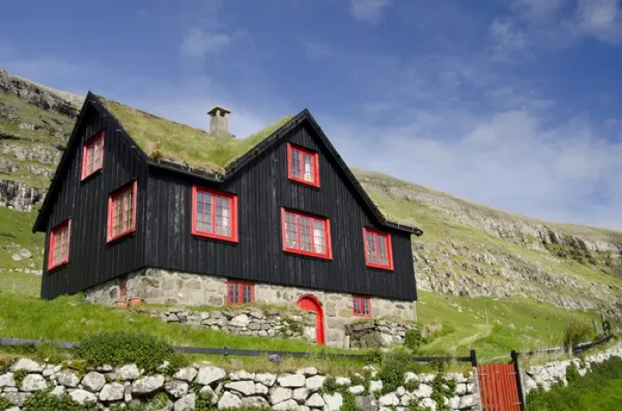 Framed Print : Kingdom of Denmark, Faroe Islands (aka Foroyar). Historic outdoor museum, Kirkjubor Village Framed Print : Kingdom of Denmark, Faroe Islands (aka Foroyar). Historic outdoor museum, Kirkjubor Village