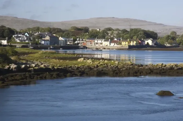 Framed Print : Kinvarra, County Galway, Ireland, Town, Coastline Framed Print : Kinvarra, County Galway, Ireland, Town, Coastline