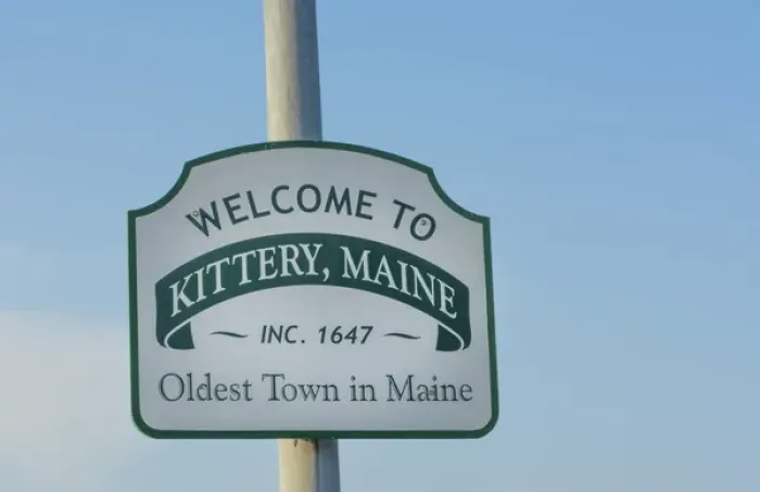 Framed Print : Kittery Maine sign of Welcome old town settled in 1647 oldest town in Maine Framed Print : Kittery Maine sign of Welcome old town settled in 1647 oldest town in Maine