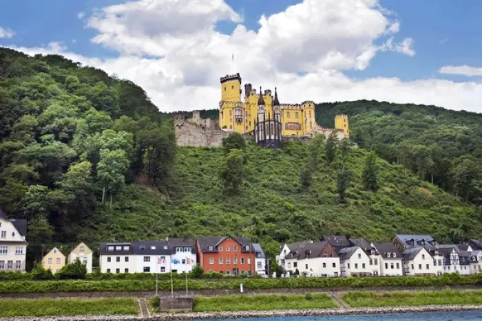 Framed Print : Koblenz, Germany, Stolzenfels Castle, Schloss Stolzenfels on the Rhine River, River Framed Print : Koblenz, Germany, Stolzenfels Castle, Schloss Stolzenfels on the Rhine River, River