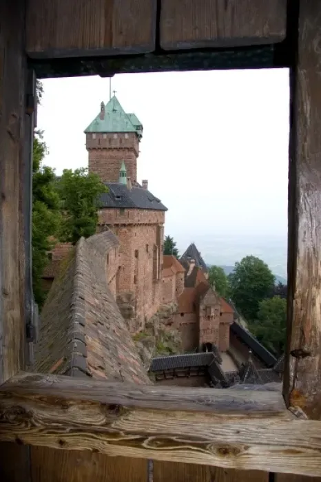 Framed Print : Koeningsberg Castle in Eastern France