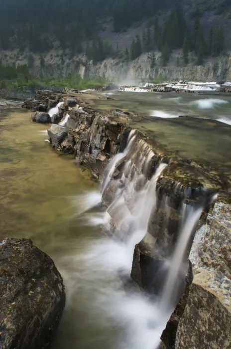 Framed Print : Kootenai Falls, Montana, a series of cascades on the Kootenai River Framed Print : Kootenai Falls, Montana, a series of cascades on the Kootenai River