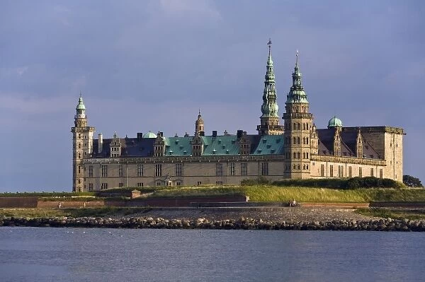 Kronborg Castle, setting for Shakespeares Hamlet, Helsingor, Zealand, Denmark