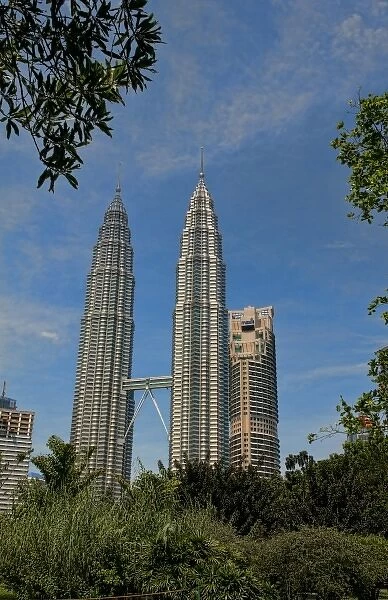 Kuala Lumpur, Malaysia. Petronas Twin Towers, the tallest twin buildings in the world