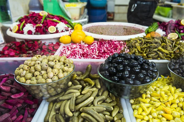 Kurdish food in the Bazaar of Sulaymaniyah, Iraq Kurdistan