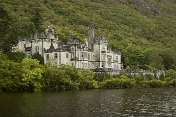 Framed Print : Kylemore Abbey, County Galway, Ireland, Castle, Architecture, Towers Framed Print : Kylemore Abbey, County Galway, Ireland, Castle, Architecture, Towers