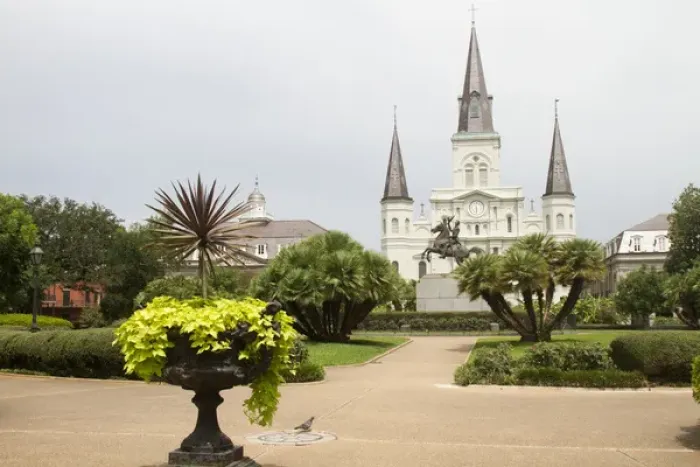 Framed Print : LA, New Orleans, French Quarter, Jackson Square, St Framed Print : LA, New Orleans, French Quarter, Jackson Square, St