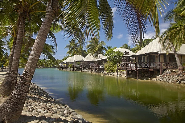 Lagoon Bures, Musket Cove Island Resort, Malolo Lailai Island, Mamanuca Islands, Fiji