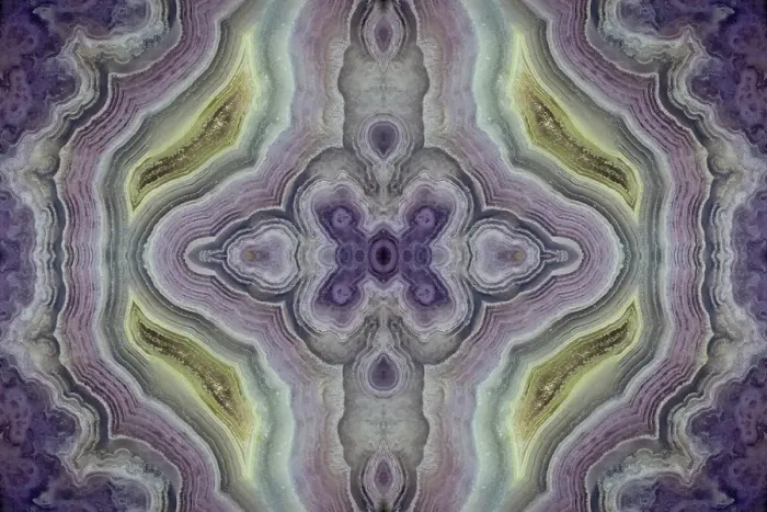 Framed Print : Laguna agate kaleidoscope repeating mirror-effect pattern Framed Print : Laguna agate kaleidoscope repeating mirror-effect pattern