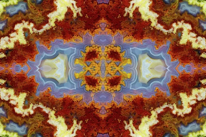 Framed Print : Laguna agate kaleidoscope repeating mirror-effect pattern Framed Print : Laguna agate kaleidoscope repeating mirror-effect pattern