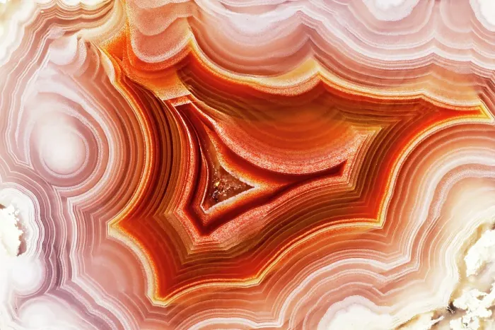 Framed Print : Laguna agate from Mexico