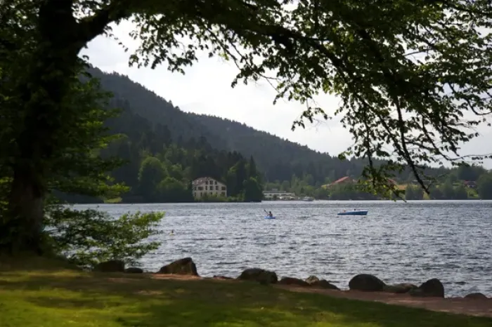 Framed Print : Lake Gerardmer, France. france, french, europe, european, travel, tourism