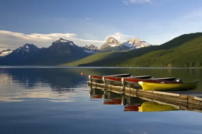 Framed Print : Lake McDonald is the largest lake in Glacier National Park, Montana