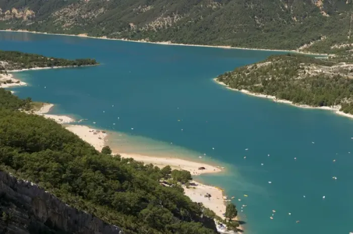 Framed Print : Lake Sainte Croix, Provence, France