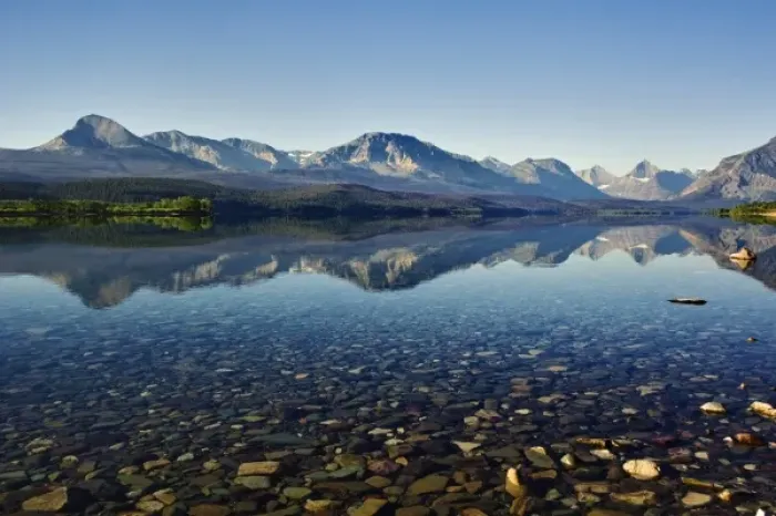 Framed Print : Lake Sherburne, Glacier National Park, Montana Framed Print : Lake Sherburne, Glacier National Park, Montana