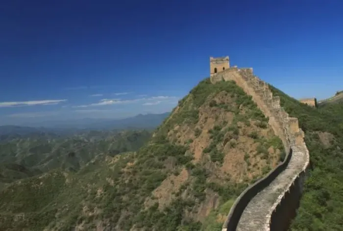 Framed Print : Landscape of Great Wall, China Framed Print : Landscape of Great Wall, China