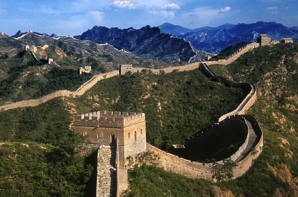 Landscape of Great Wall, Jinshanling, China