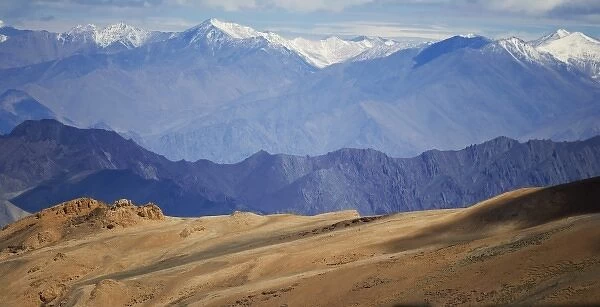 Landscape of the Himalayas, Taglangla Pass, Ladakh, India