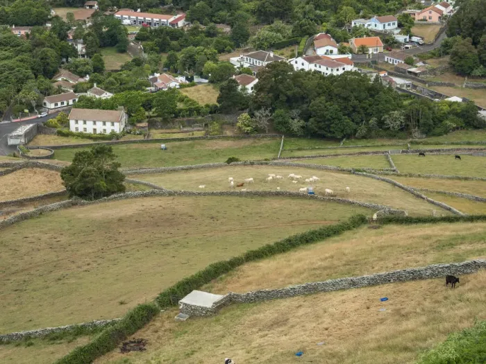 Framed Print : Landscape and villages in the south of the Terceira Island, Azores, Portugal Framed Print : Landscape and villages in the south of the Terceira Island, Azores, Portugal