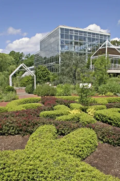 Framed Print : Landscaping at State Botanical Garden Athens Georgia