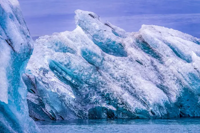 Framed Print : Large iceberg Diamond Beach, Jokulsarlon glacier lagoon, Vatnajokull National Park