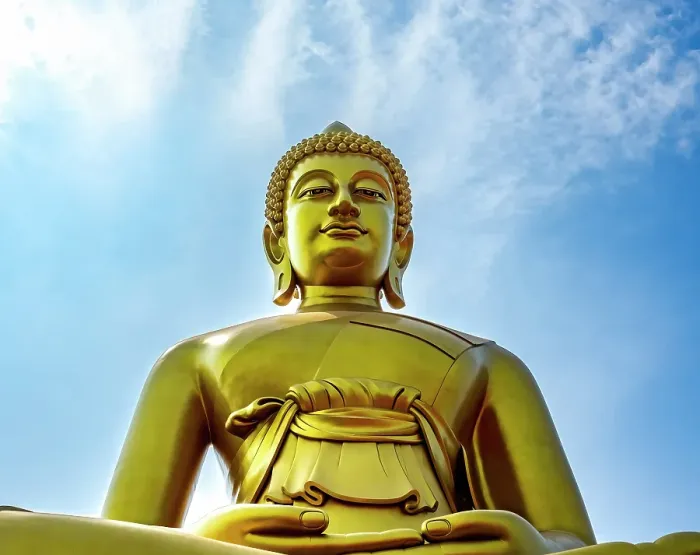 Framed Print : Largest golden Buddha, Wat Paknam Bhasicharoen in Bangkok, Thailand. Temple established in 1600's. Buddha finished in 2021 Framed Print : Largest golden Buddha, Wat Paknam Bhasicharoen in Bangkok, Thailand. Temple established in 1600's. Buddha finished in 2021