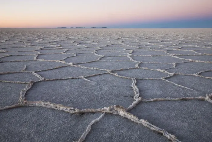 Framed Print : The largest salt flats in the world located in Uyuni, bolivia as the sun is rising Framed Print : The largest salt flats in the world located in Uyuni, bolivia as the sun is rising