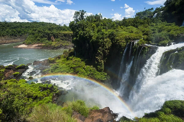 Largest waterfalls Unesco world heritage sight Foz de Iguazu, Argentina